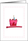 Red and Pink Cake card