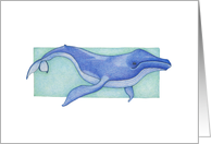 Whale card