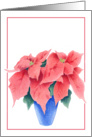 Poinsettia card