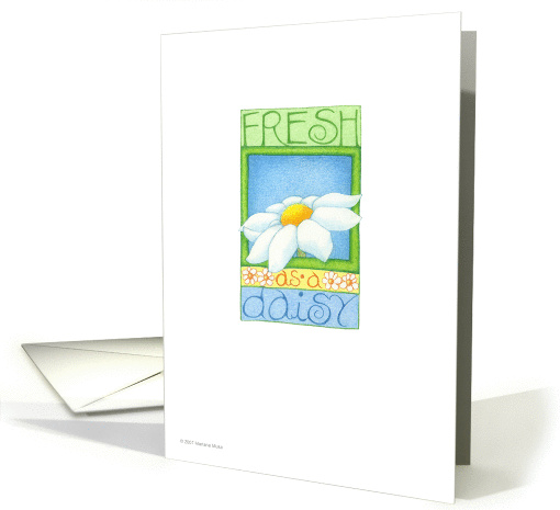 Fresh as a Daisy card (73931)