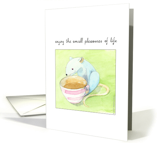 Small Pleasures card (74296)