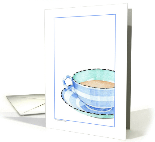 Teacup friendship card (76838)