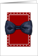 Black Bow Tie card