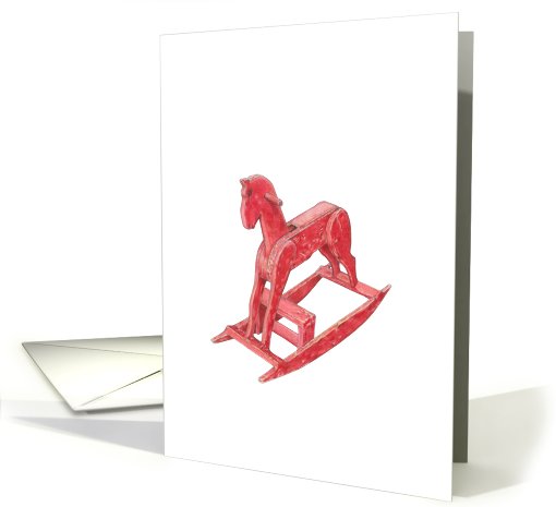 Red Rocking Horse card (773292)