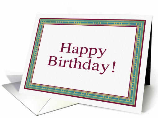 Happy birthday card (78655)