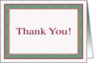 Thank you card