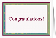 Congratulations card