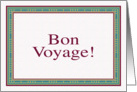 Bon voyage card