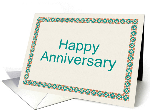 Happy Anniversary card (79358)