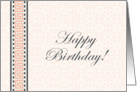 Happy Birthday card