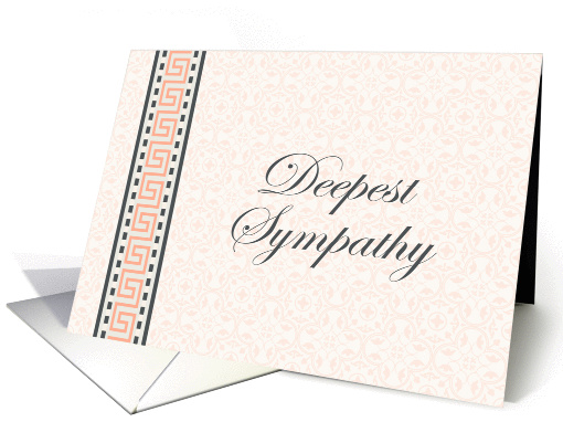 Deepest Sympathy card (79965)