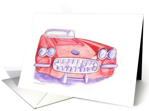 Toy Red Car card (79999)