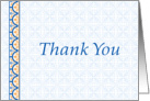 Thank you card