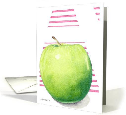 A is for Apple card (80735)
