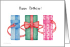 GIfts Happy Birthday card