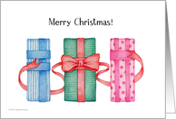 GIfts Merry Christmas card