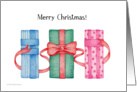 GIfts Merry Christmas card