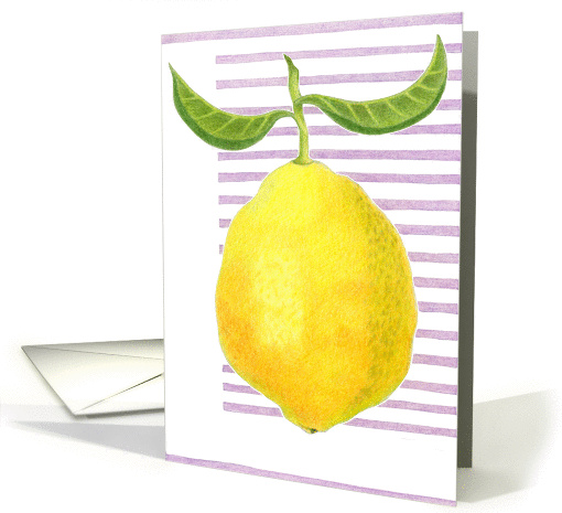 L is for Lemon card (83494)