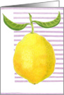 L is for Lemon card