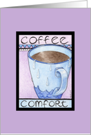 Coffee Comfort card