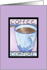 Coffee Comfort card