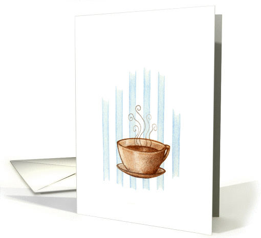 Coffee Cup card (89893)