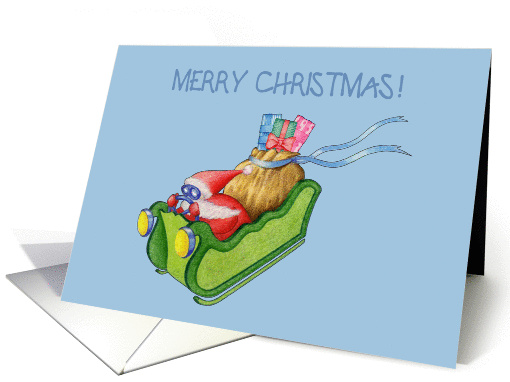 Modern Santa card (89901)