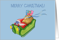 Modern Santa card