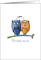 Owl Love Valentine’s Day Card