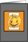 Halloween Stripes card