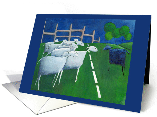 Sheep card (93325)