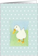 Duck Kiss Dots card