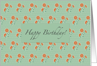 Naila Floral Batik Birthday Card
