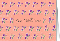 Tula Floral Batik Get Well Card