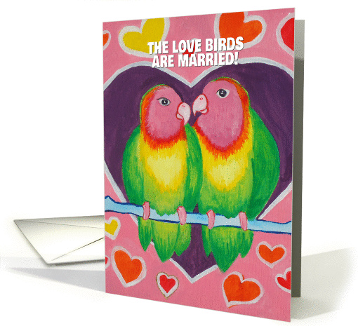 Love Birds Wedding card (961541)