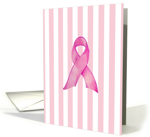 Pink Ribbon (donation to charity) card (97769)