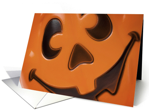 Happy Halloween- Jack O' Lantern Face card (261410)