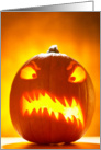 Happy Halloween- Scary Jack O’ Lantern card