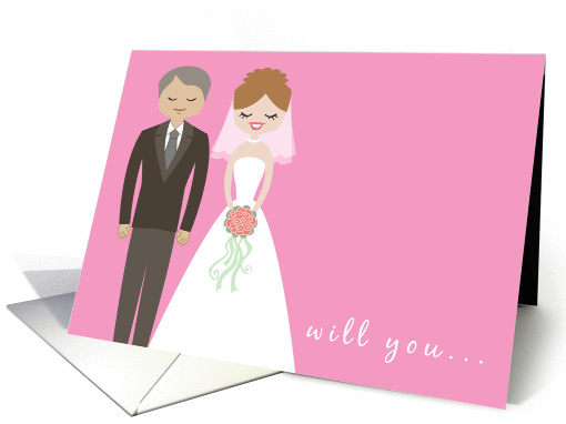 Walk Me Down the Aisle Wedding card (1033671)