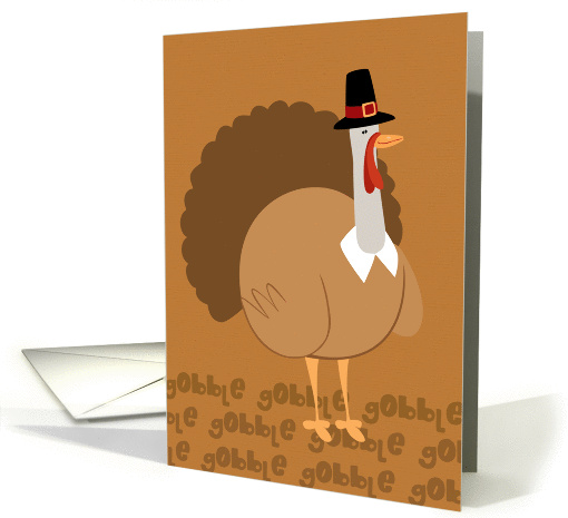 Silly Pilgrim Turkey card (294770)