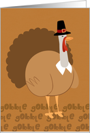 Silly Pilgrim Turkey card