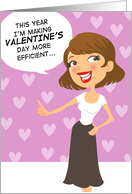 Funny Efficient Valentine’s Day Card