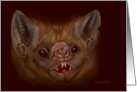 Halloween Bat card