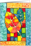 Autumn Quilt card