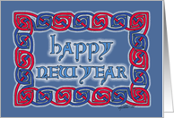 Celtic Happy New Year card