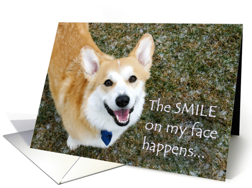 Thinking of You Corgi card (109641)