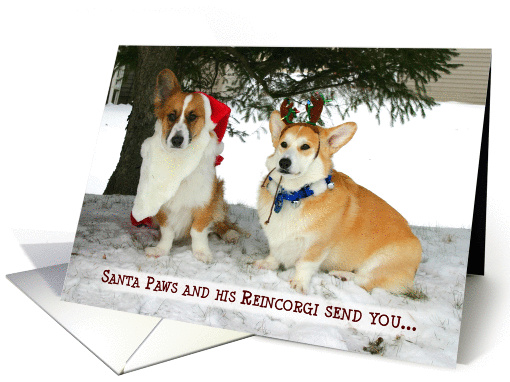 Corgi Christmas card (118212)