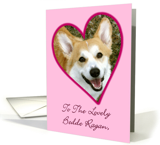Porters Corgi Valentine card (146197)