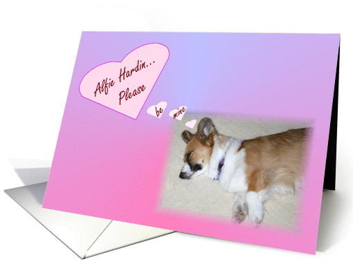 Murphys Corgi Valentine card (146199)