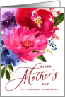 Happy Mother’s Day Watercolor Bouquet to Goddaughter card